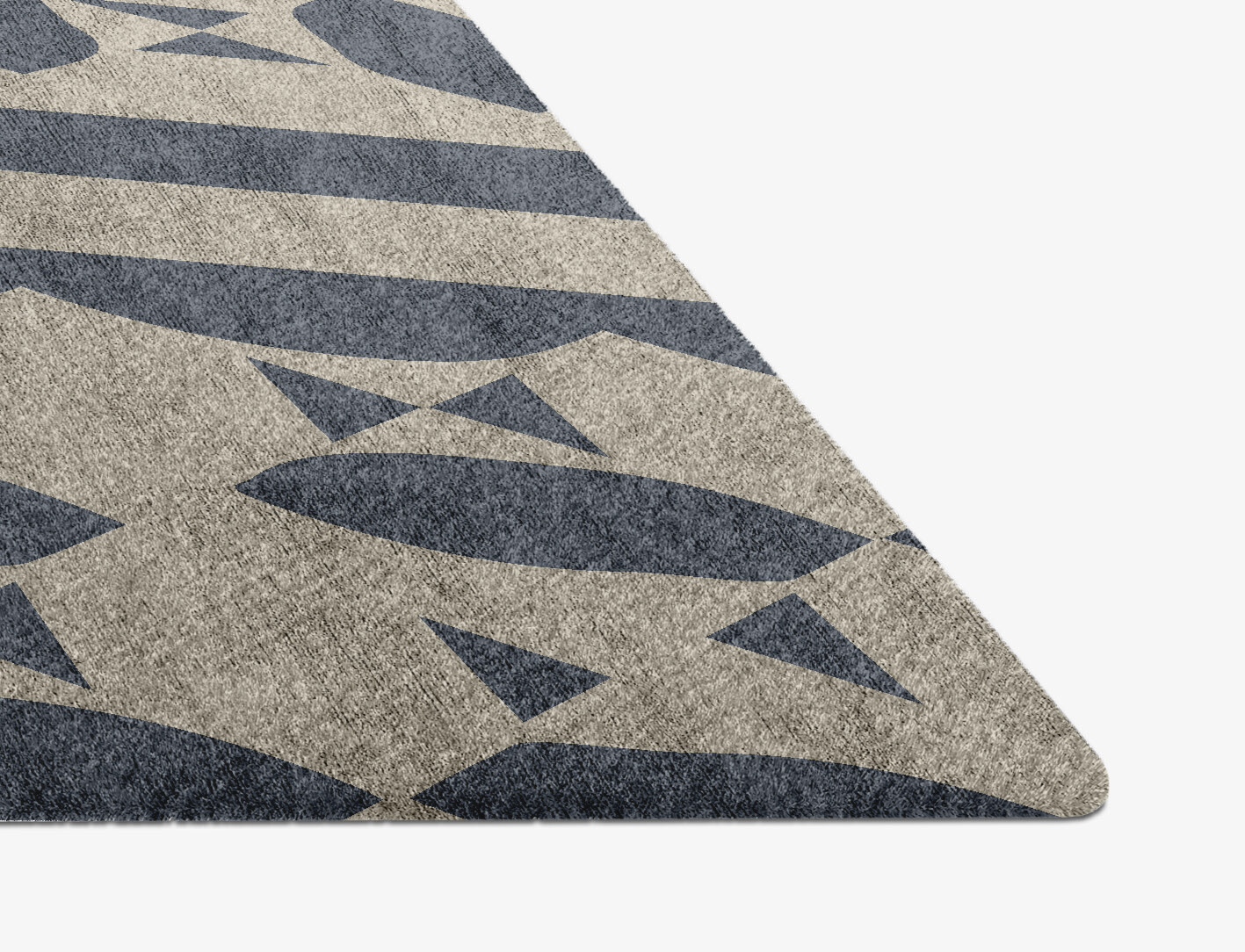 Elan Geometric Diamond Hand Knotted Bamboo Silk Custom Rug by Rug Artisan