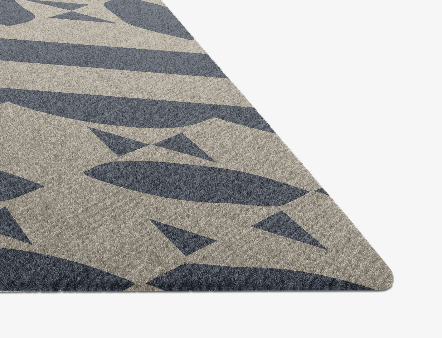 Elan Geometric Diamond Hand Knotted Tibetan Wool Custom Rug by Rug Artisan