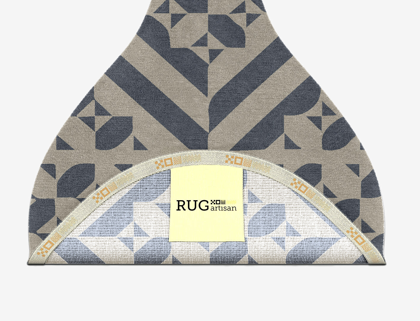 Elan Geometric Drop Hand Knotted Tibetan Wool Custom Rug by Rug Artisan