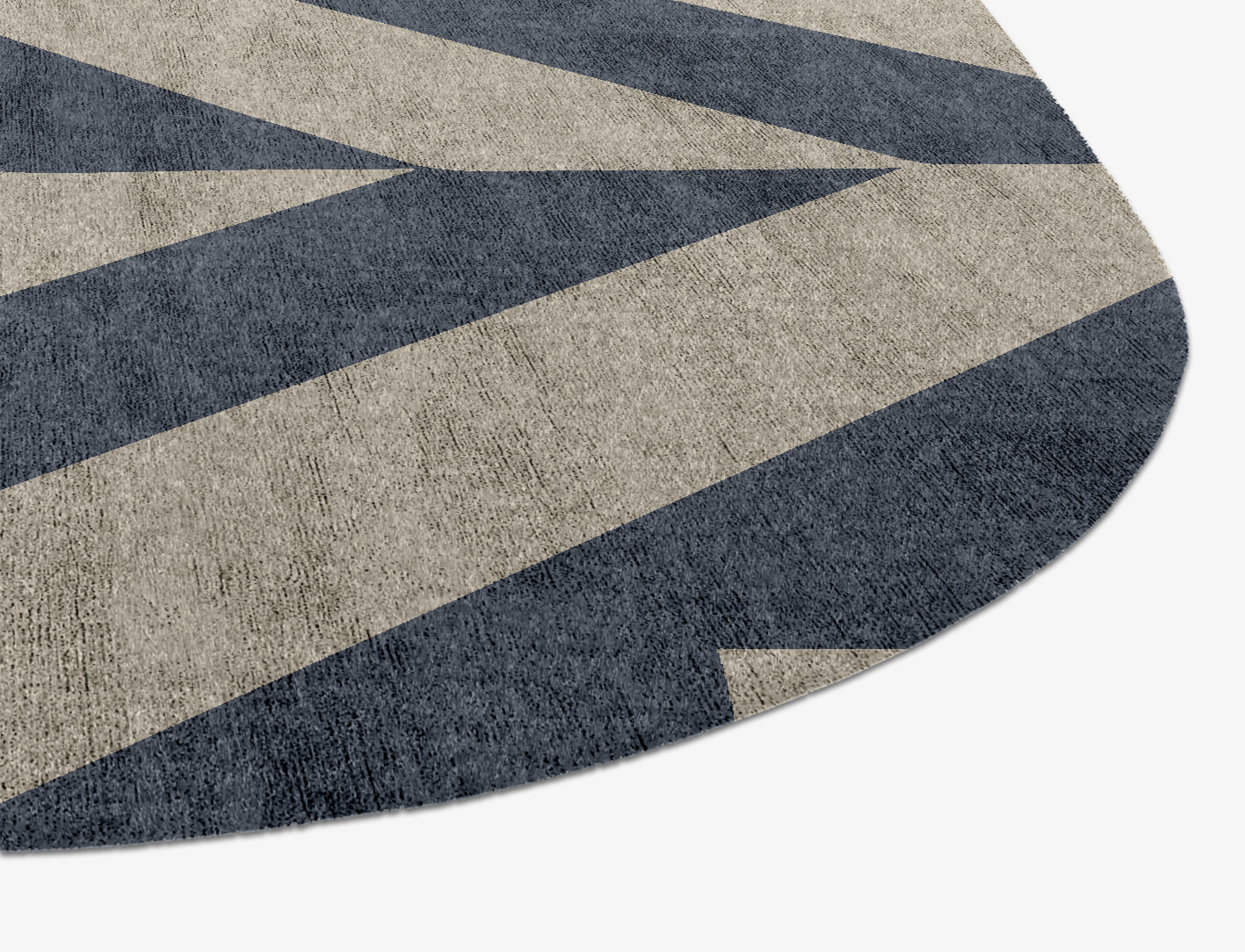 Elan Geometric Eight Hand Knotted Bamboo Silk Custom Rug by Rug Artisan