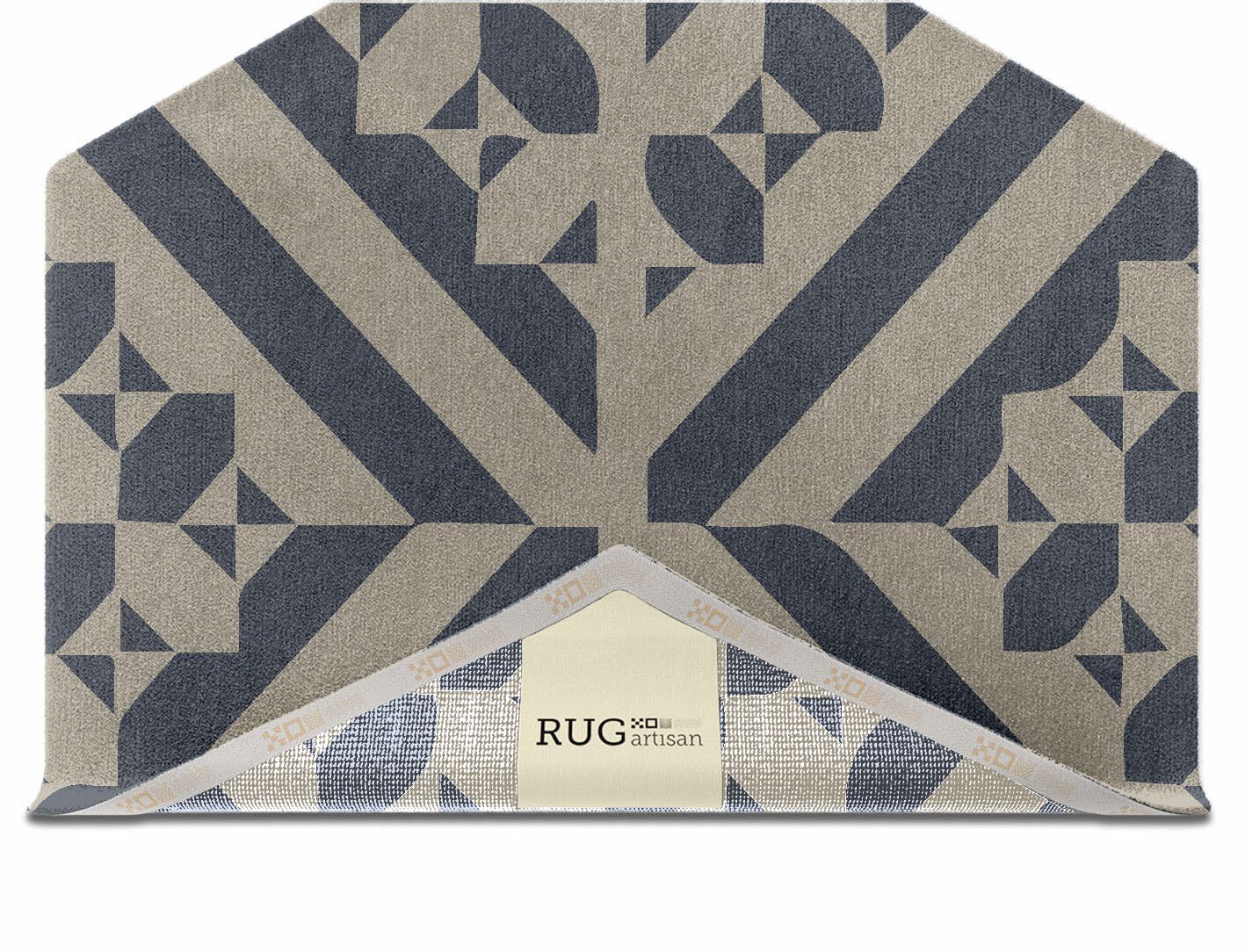 Elan Geometric Hexagon Hand Knotted Tibetan Wool Custom Rug by Rug Artisan