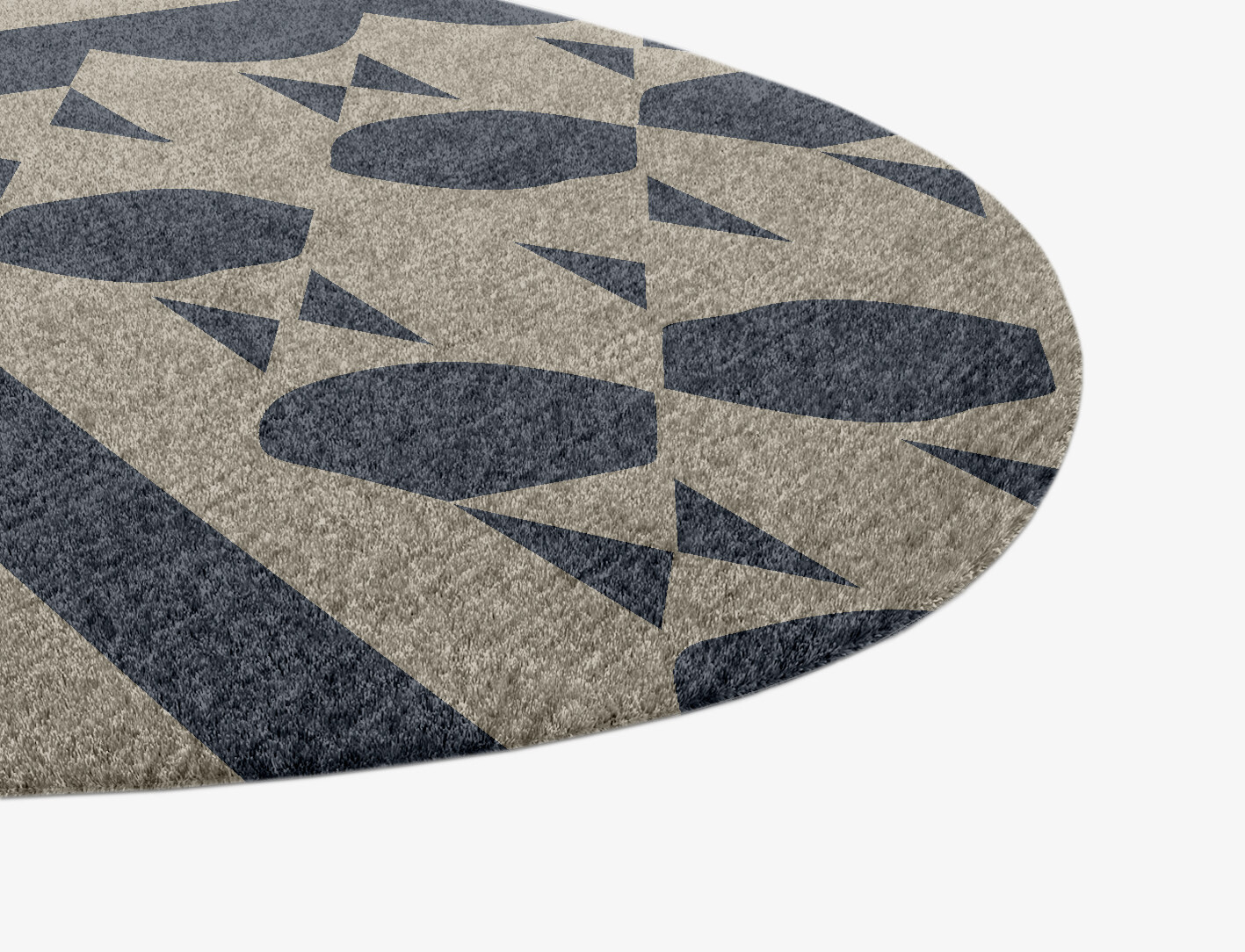 Elan Geometric Splash Hand Knotted Tibetan Wool Custom Rug by Rug Artisan