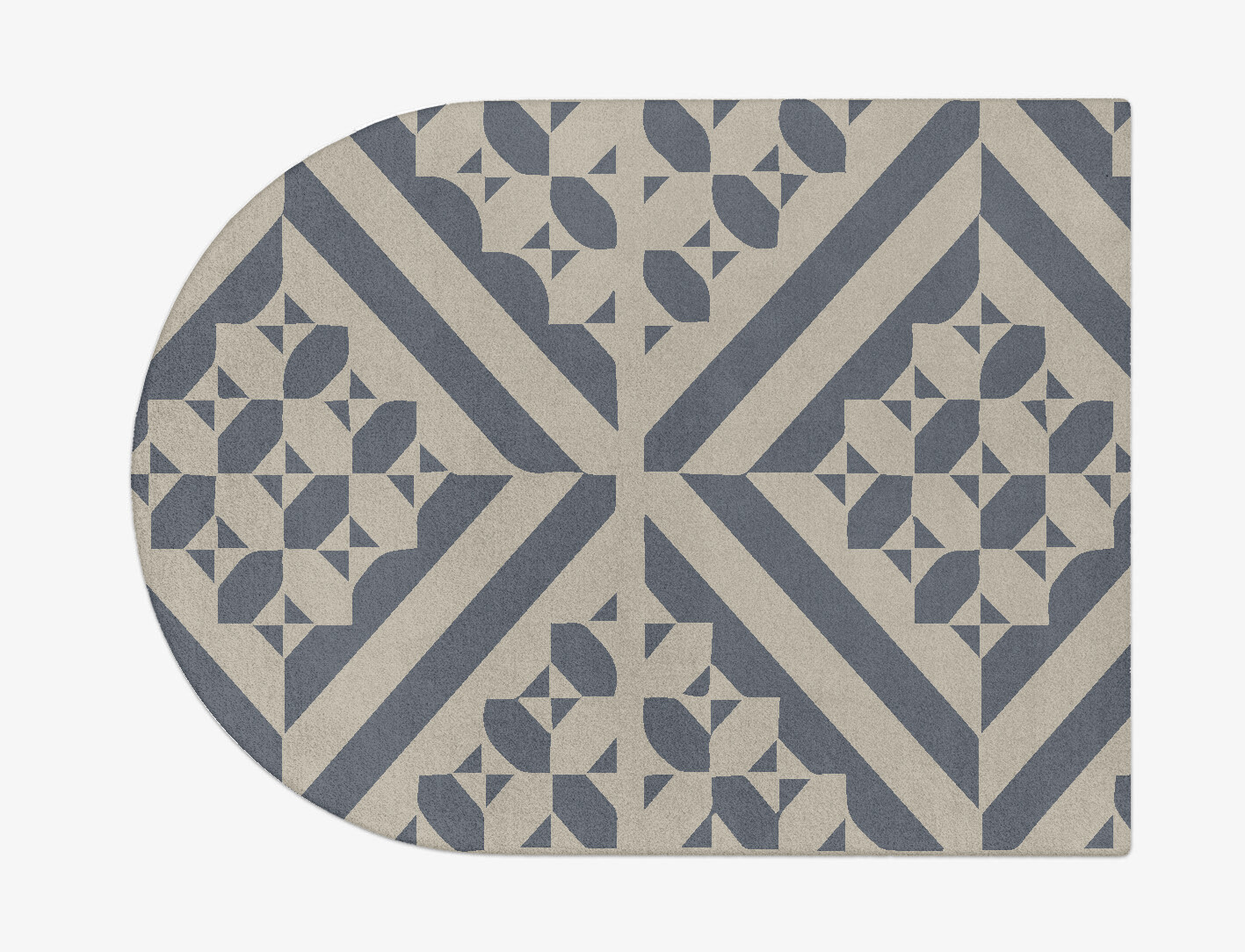 Elan Geometric Arch Hand Tufted Pure Wool Custom Rug by Rug Artisan