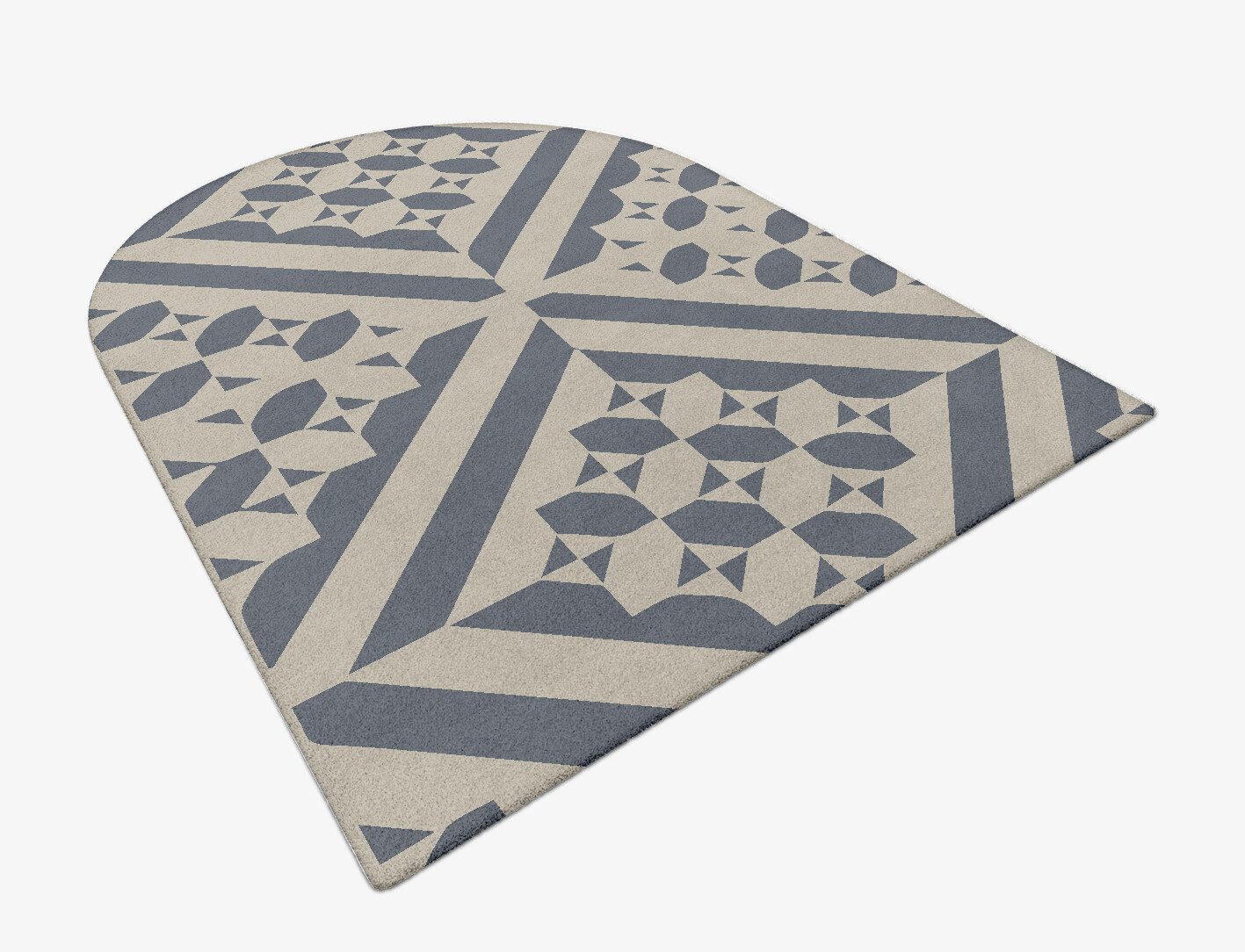Elan Geometric Arch Hand Tufted Pure Wool Custom Rug by Rug Artisan