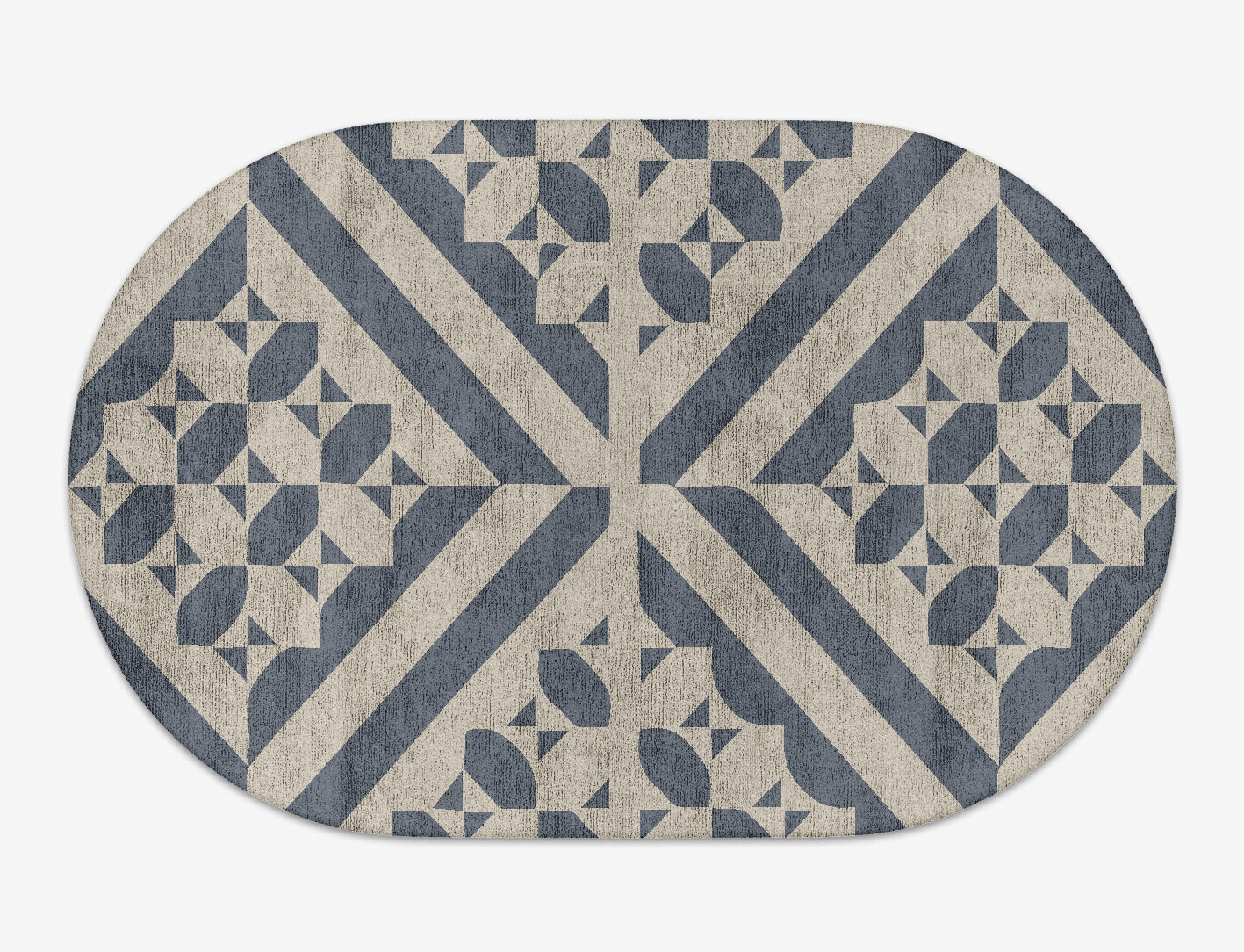 Elan Geometric Capsule Hand Tufted Bamboo Silk Custom Rug by Rug Artisan