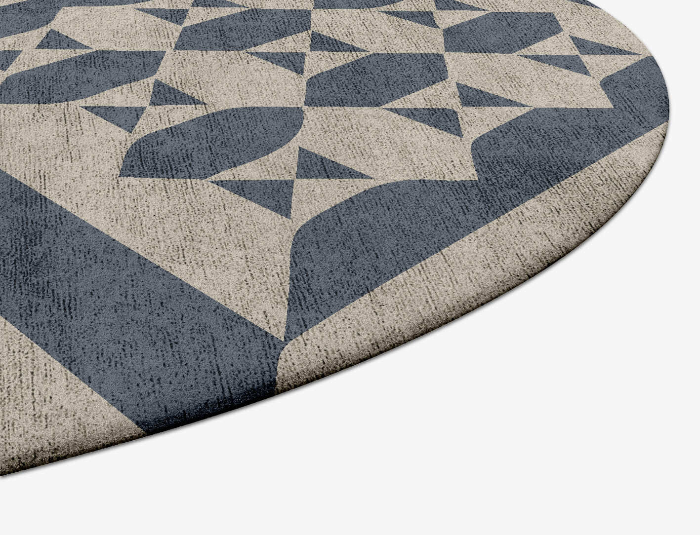 Elan Geometric Capsule Hand Tufted Bamboo Silk Custom Rug by Rug Artisan