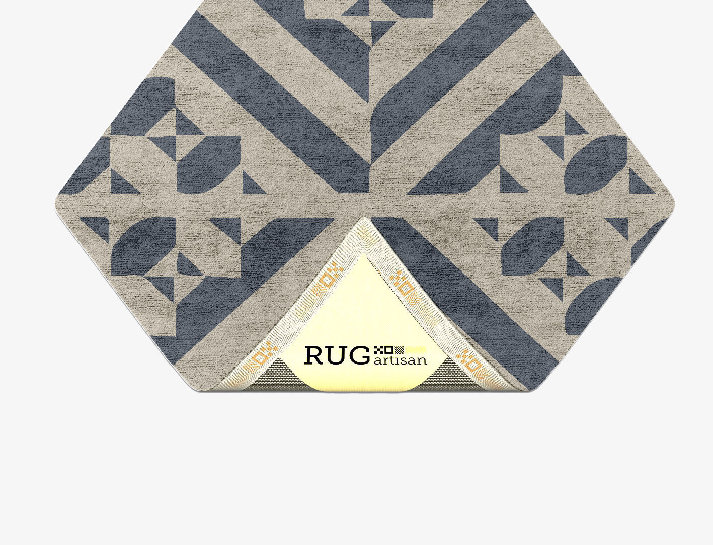 Elan Geometric Diamond Hand Tufted Bamboo Silk Custom Rug by Rug Artisan