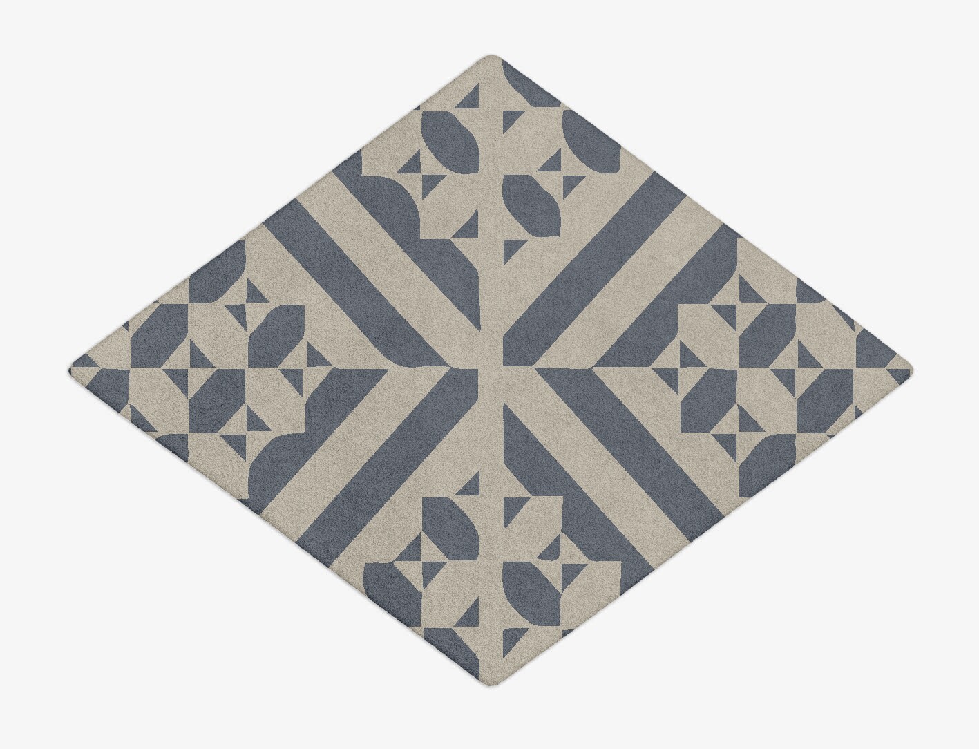 Elan Geometric Diamond Hand Tufted Pure Wool Custom Rug by Rug Artisan