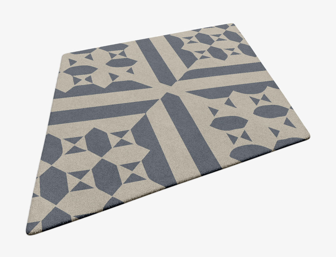 Elan Geometric Diamond Hand Tufted Pure Wool Custom Rug by Rug Artisan
