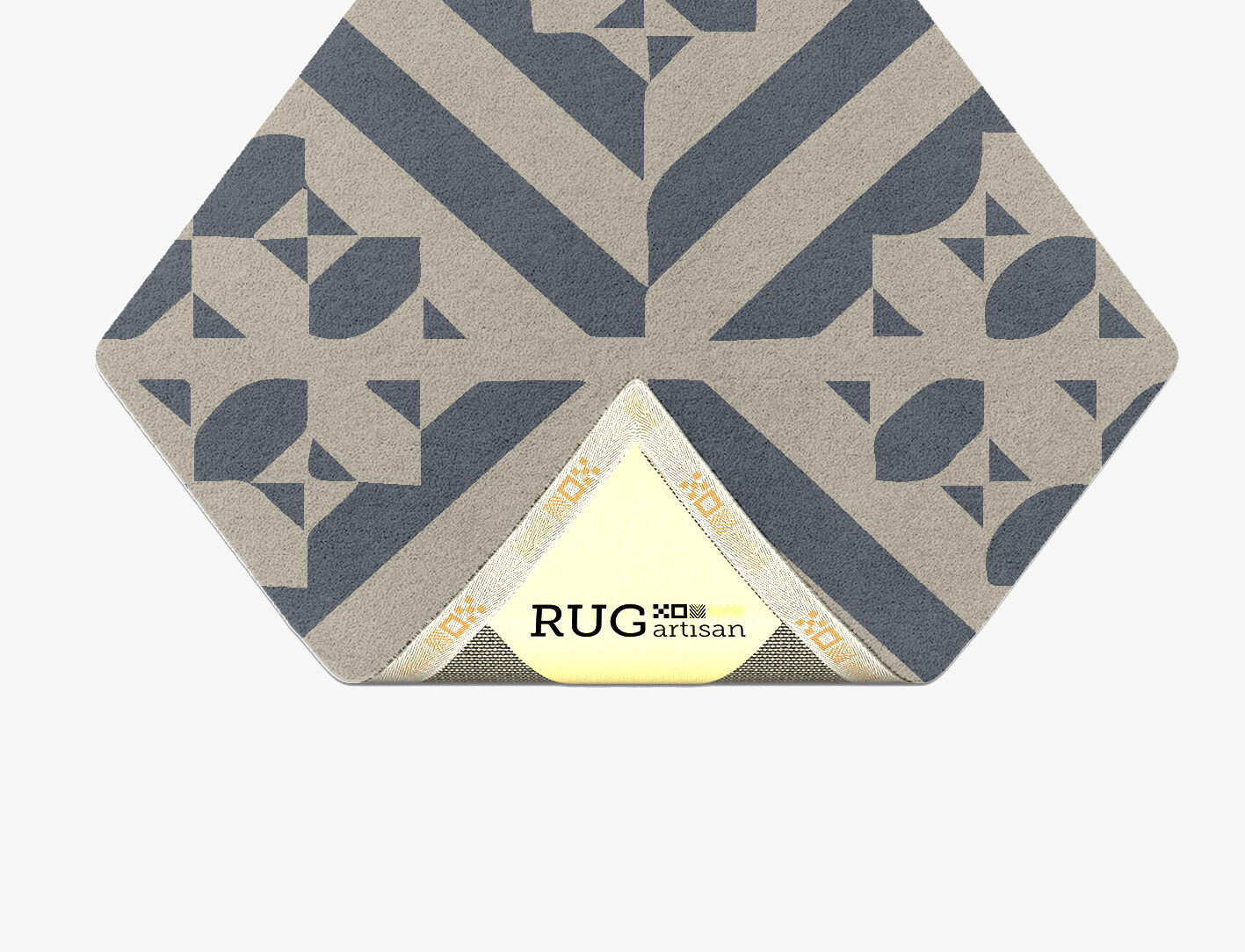 Elan Geometric Diamond Hand Tufted Pure Wool Custom Rug by Rug Artisan