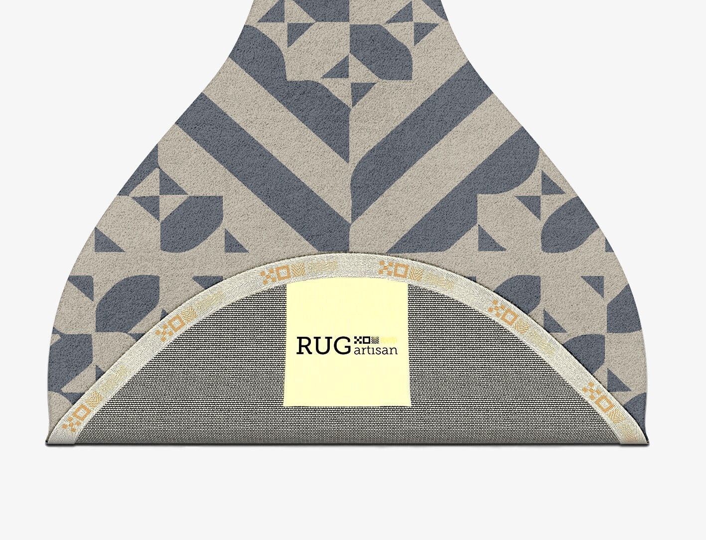 Elan Geometric Drop Hand Tufted Pure Wool Custom Rug by Rug Artisan