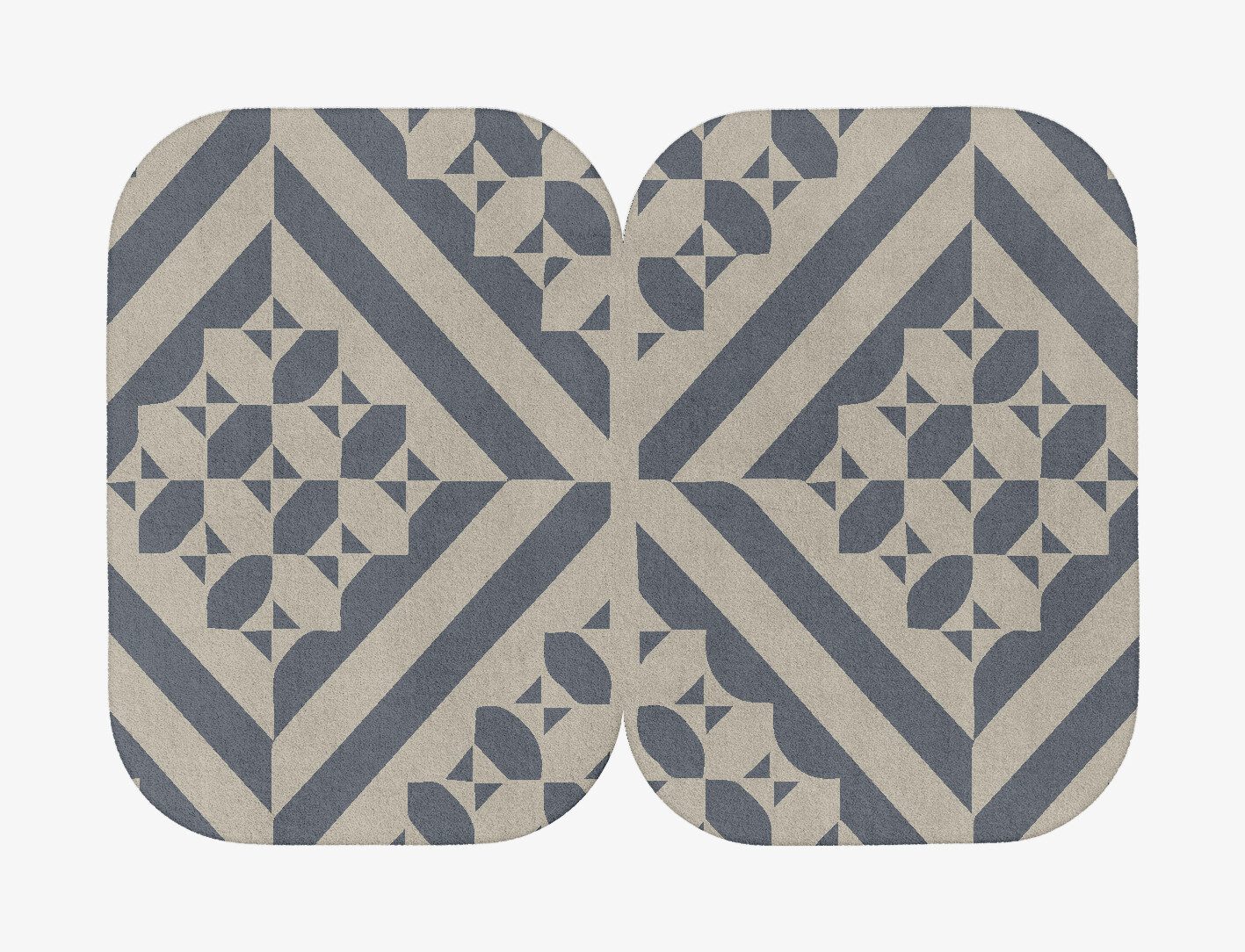 Elan Geometric Eight Hand Tufted Pure Wool Custom Rug by Rug Artisan
