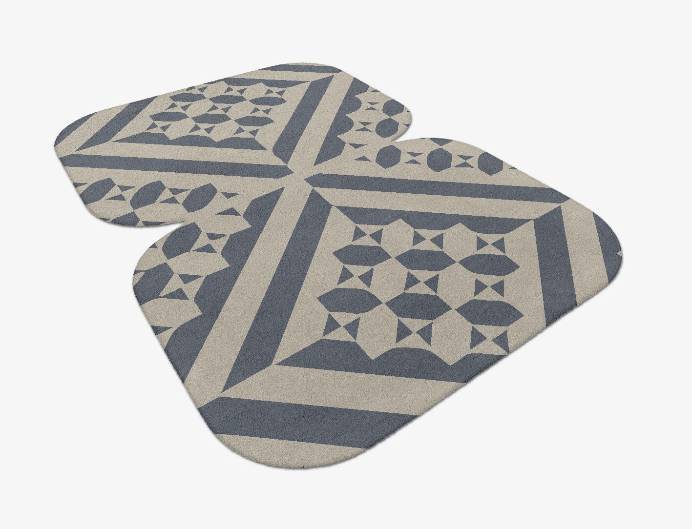 Elan Geometric Eight Hand Tufted Pure Wool Custom Rug by Rug Artisan