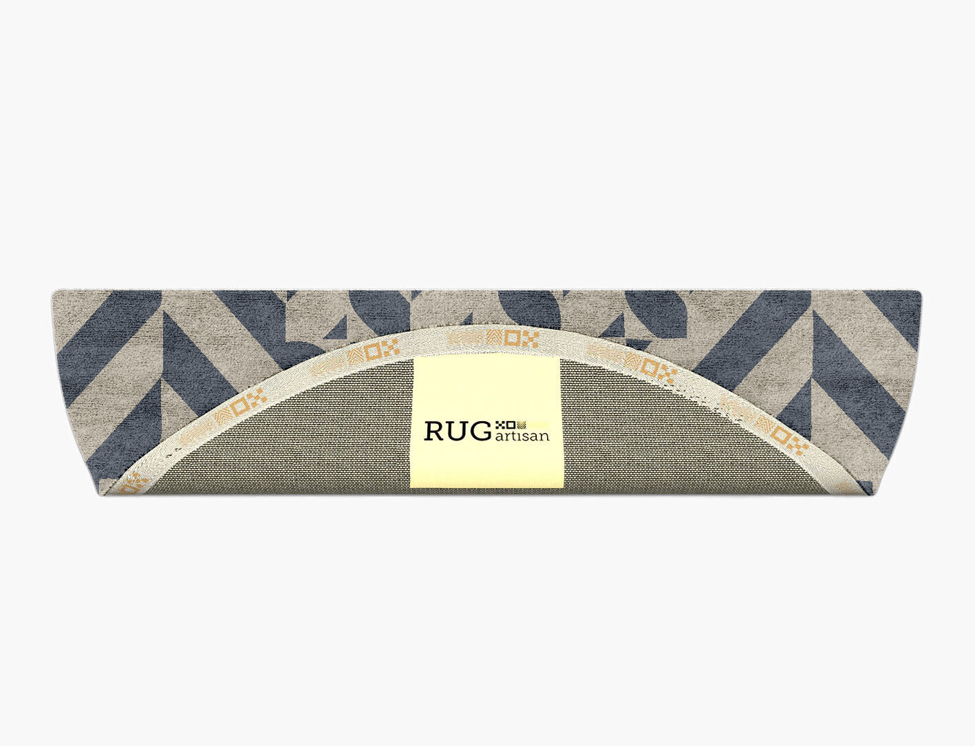 Elan Geometric Halfmoon Hand Tufted Bamboo Silk Custom Rug by Rug Artisan