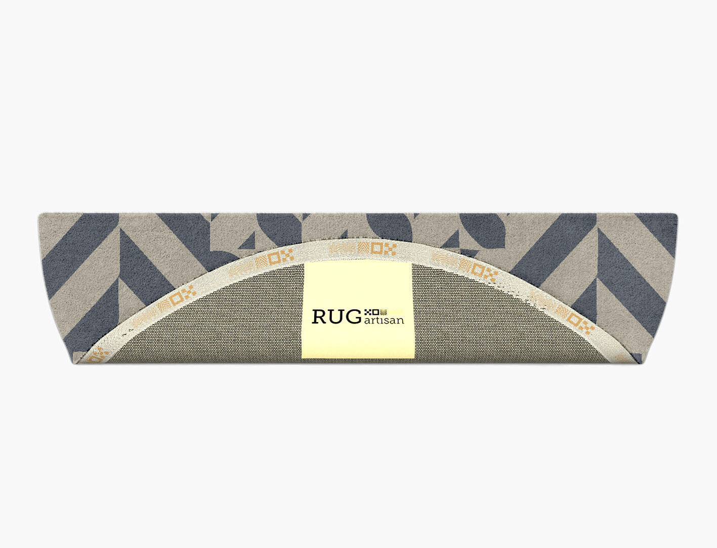 Elan Geometric Halfmoon Hand Tufted Pure Wool Custom Rug by Rug Artisan
