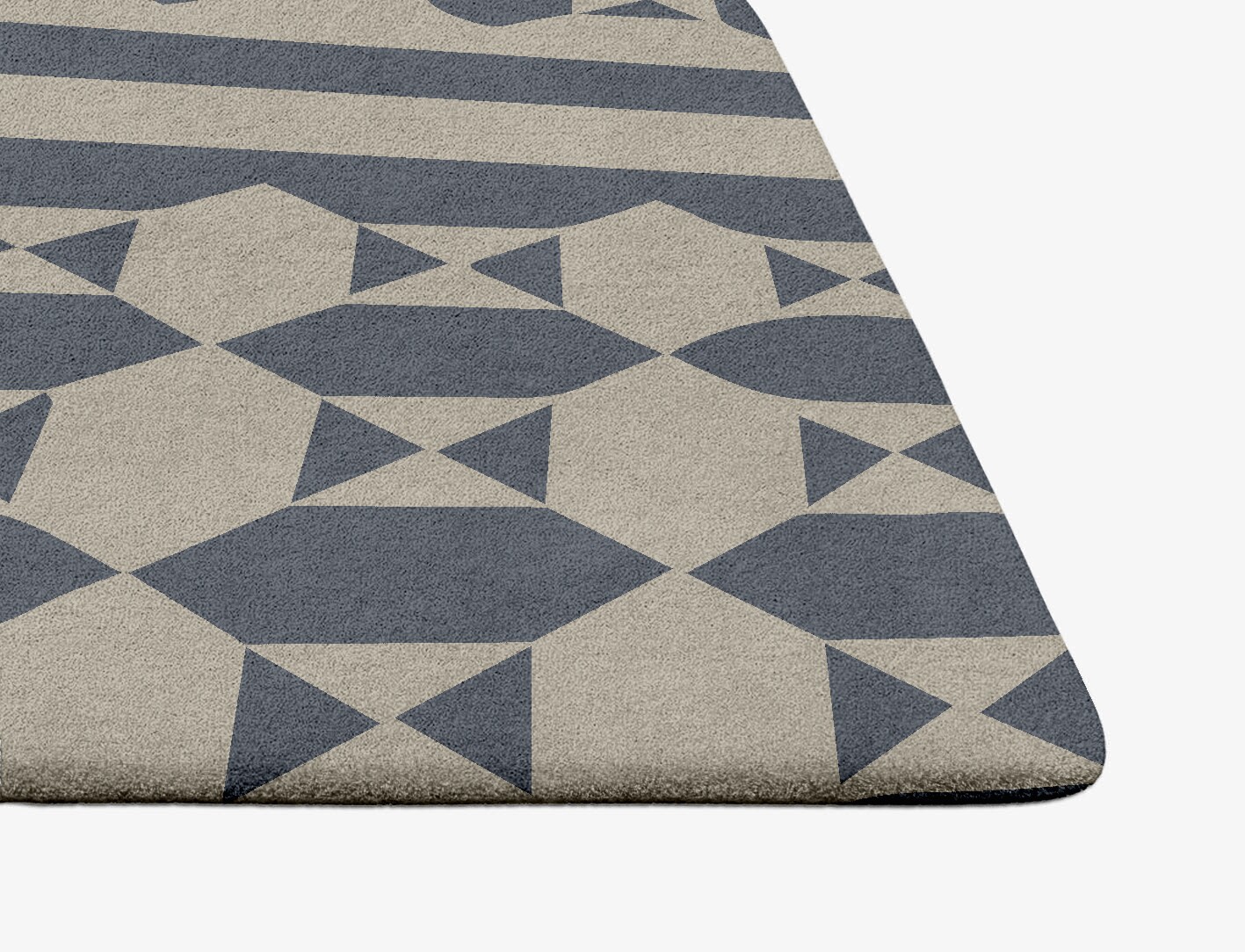 Elan Geometric Ogee Hand Tufted Pure Wool Custom Rug by Rug Artisan