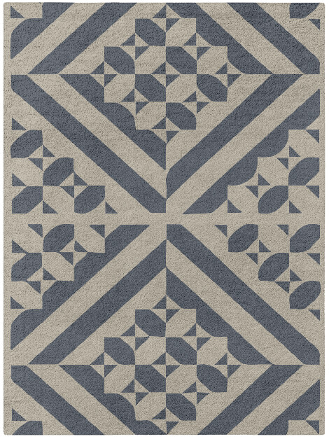 Elan Modern Geometrics Rectangle Hand Tufted Pure Wool Custom Rug by Rug Artisan