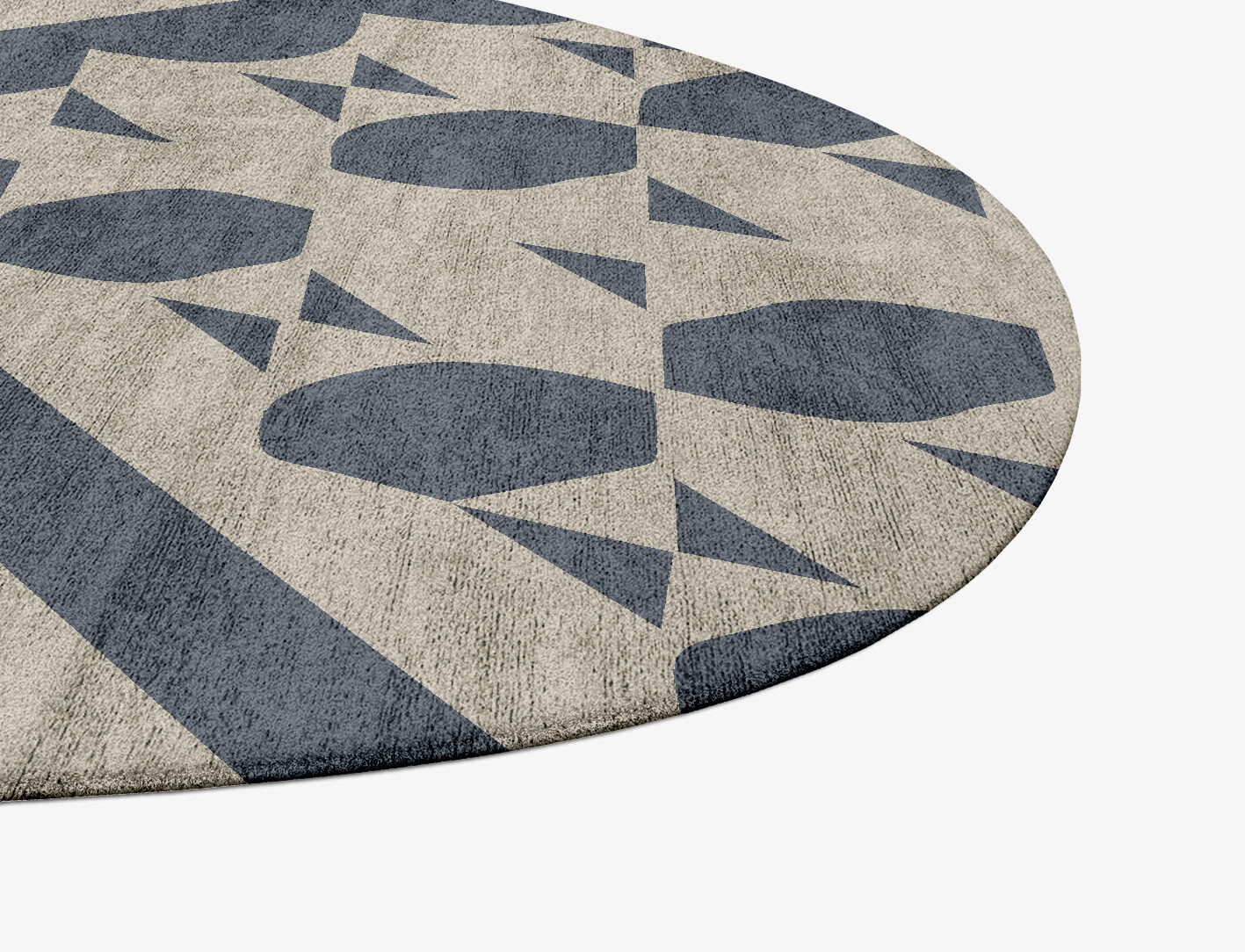 Elan Geometric Splash Hand Tufted Bamboo Silk Custom Rug by Rug Artisan