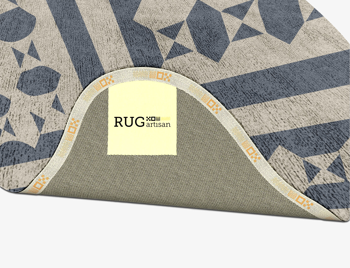 Elan Geometric Splash Hand Tufted Bamboo Silk Custom Rug by Rug Artisan