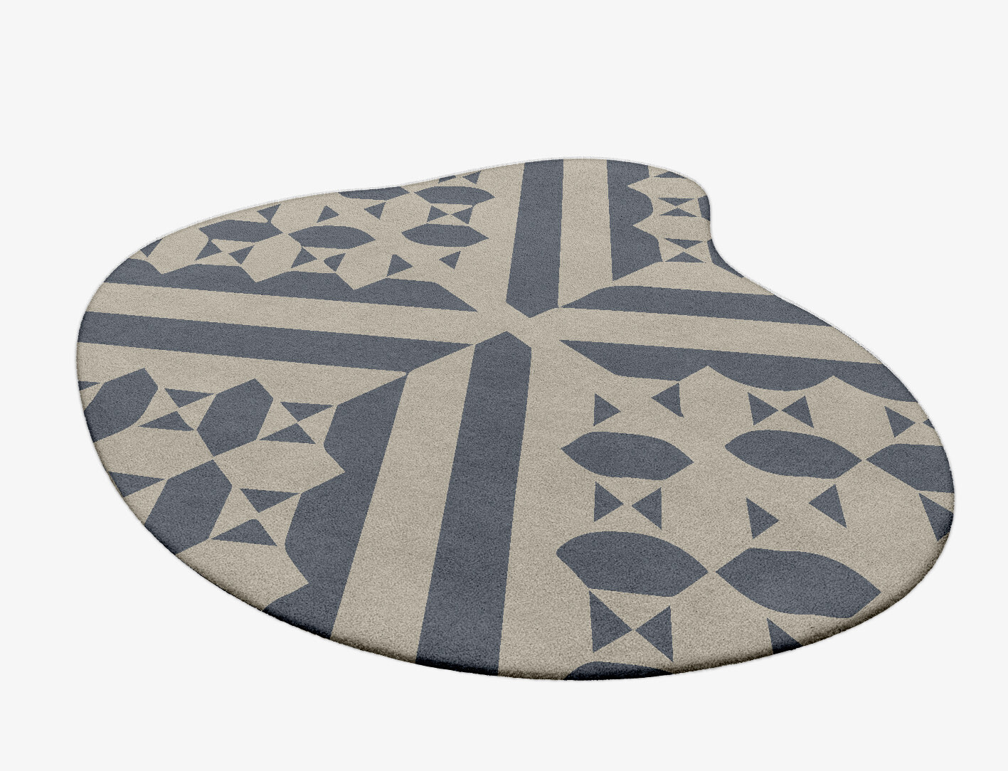 Elan Geometric Splash Hand Tufted Pure Wool Custom Rug by Rug Artisan