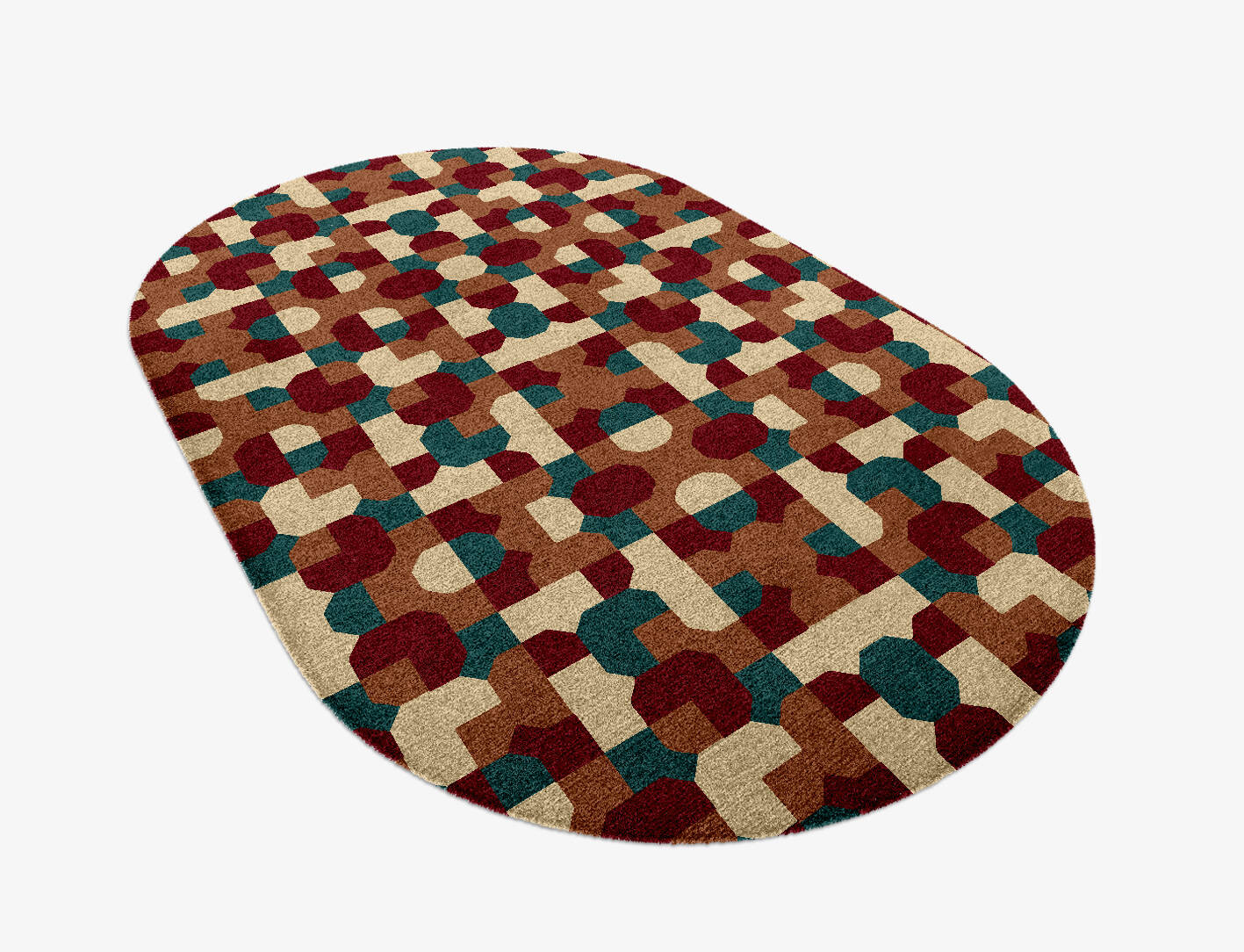 Elementary Modern Geometrics Capsule Hand Knotted Tibetan Wool Custom Rug by Rug Artisan