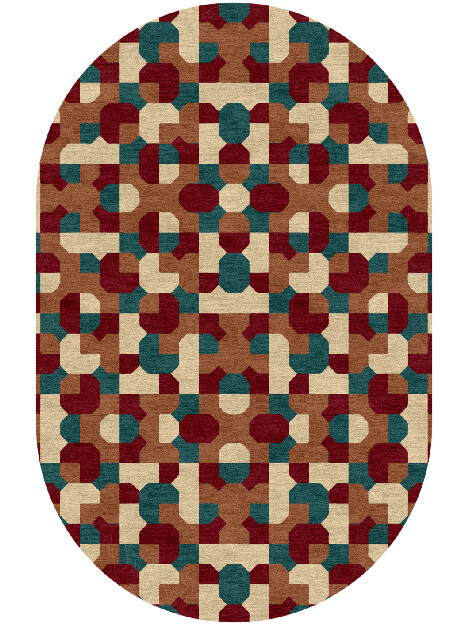 Elementary Modern Geometrics Capsule Hand Knotted Tibetan Wool Custom Rug by Rug Artisan