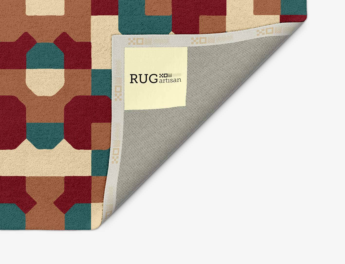 Elementary Modern Geometrics Arch Hand Tufted Pure Wool Custom Rug by Rug Artisan