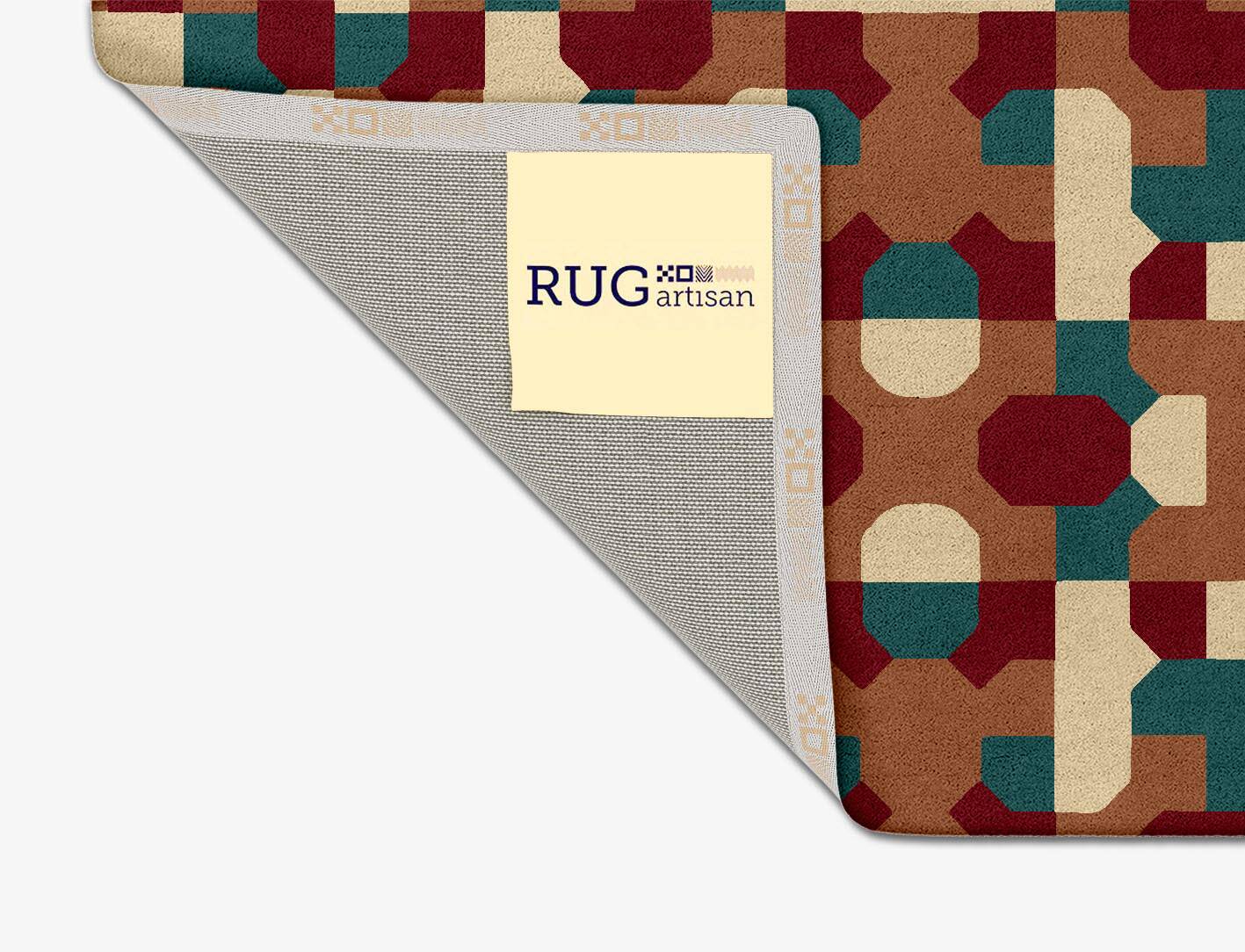 Elementary Modern Geometrics Square Hand Tufted Pure Wool Custom Rug by Rug Artisan