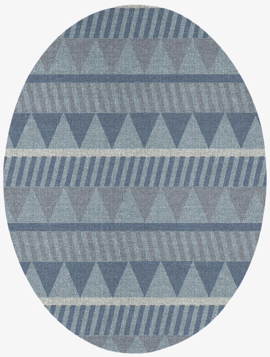 Emrooz Flatweaves Oval Flatweave New Zealand Wool Custom Rug by Rug Artisan