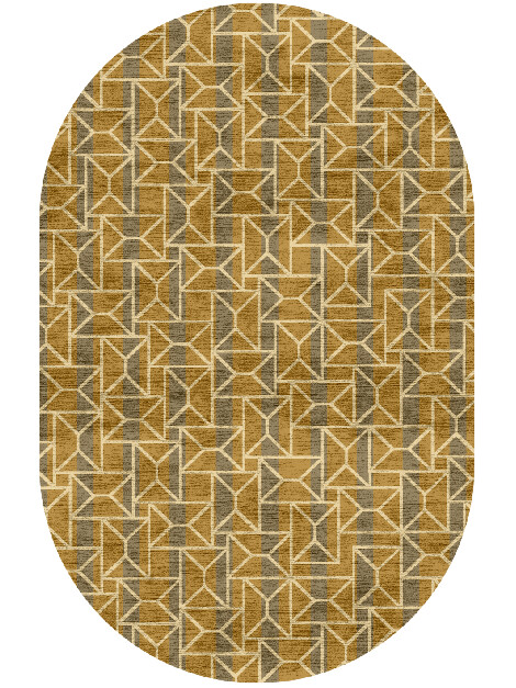 Envelope Modern Geometrics Capsule Hand Knotted Bamboo Silk Custom Rug by Rug Artisan