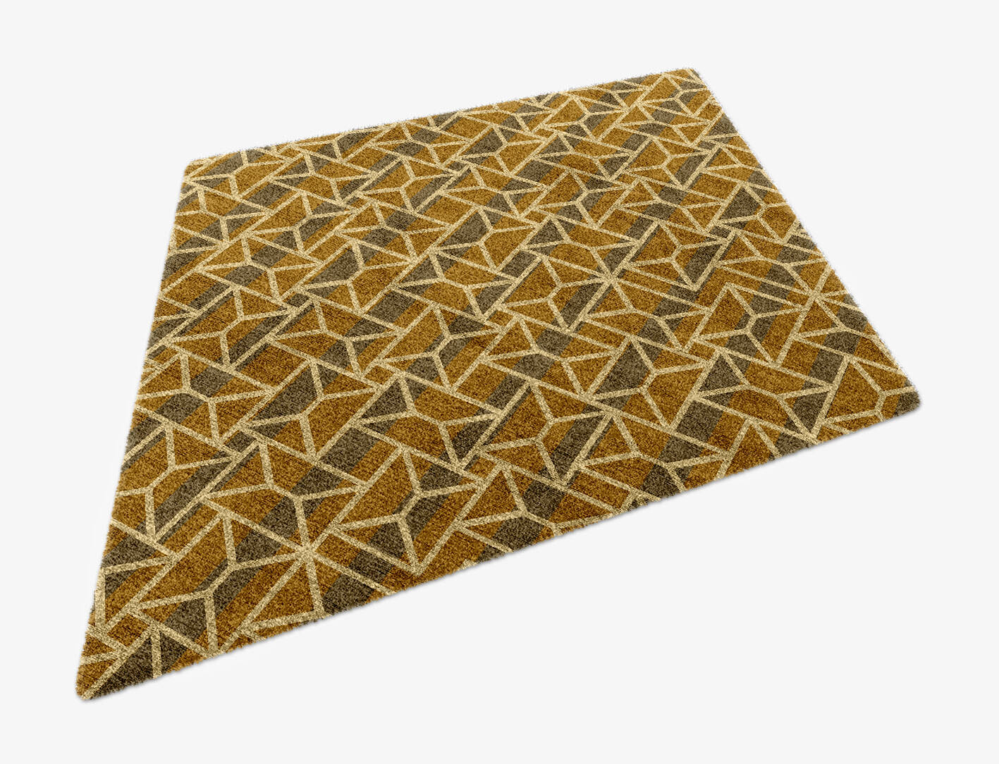 Envelope Modern Geometrics Diamond Hand Knotted Bamboo Silk Custom Rug by Rug Artisan