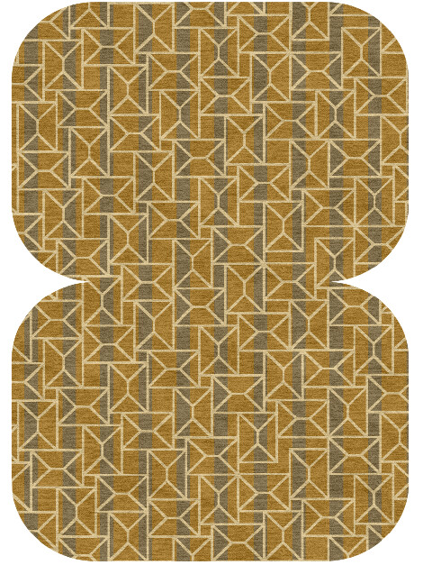 Envelope Modern Geometrics Eight Hand Knotted Tibetan Wool Custom Rug by Rug Artisan