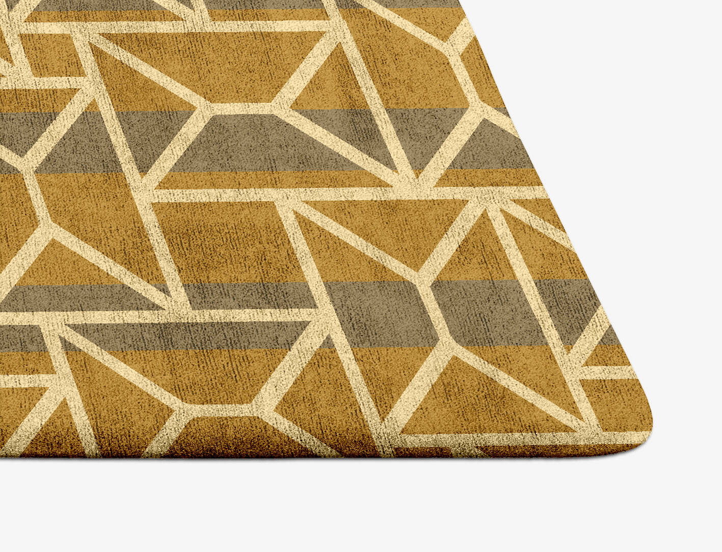 Envelope Modern Geometrics Arch Hand Tufted Bamboo Silk Custom Rug by Rug Artisan