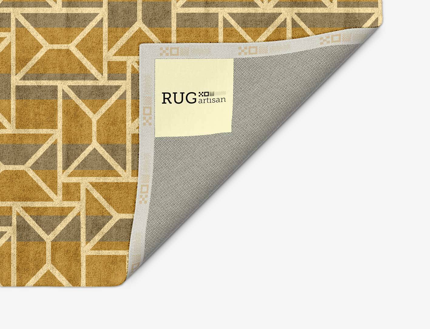 Envelope Modern Geometrics Arch Hand Tufted Bamboo Silk Custom Rug by Rug Artisan