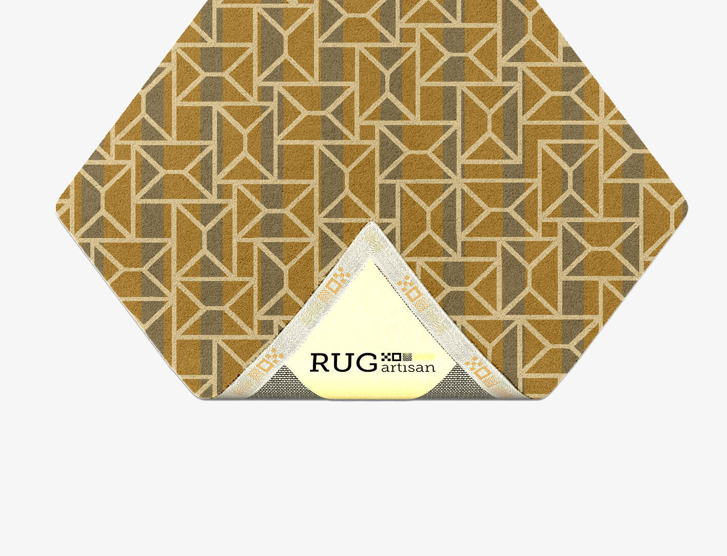 Envelope Modern Geometrics Diamond Hand Tufted Pure Wool Custom Rug by Rug Artisan