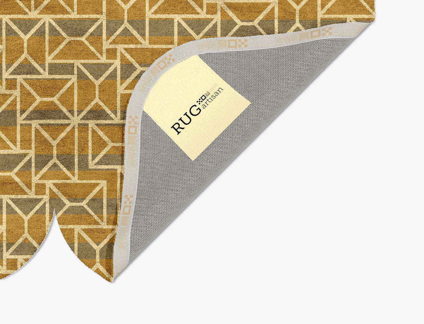 Envelope Modern Geometrics Eight Hand Tufted Bamboo Silk Custom Rug by Rug Artisan