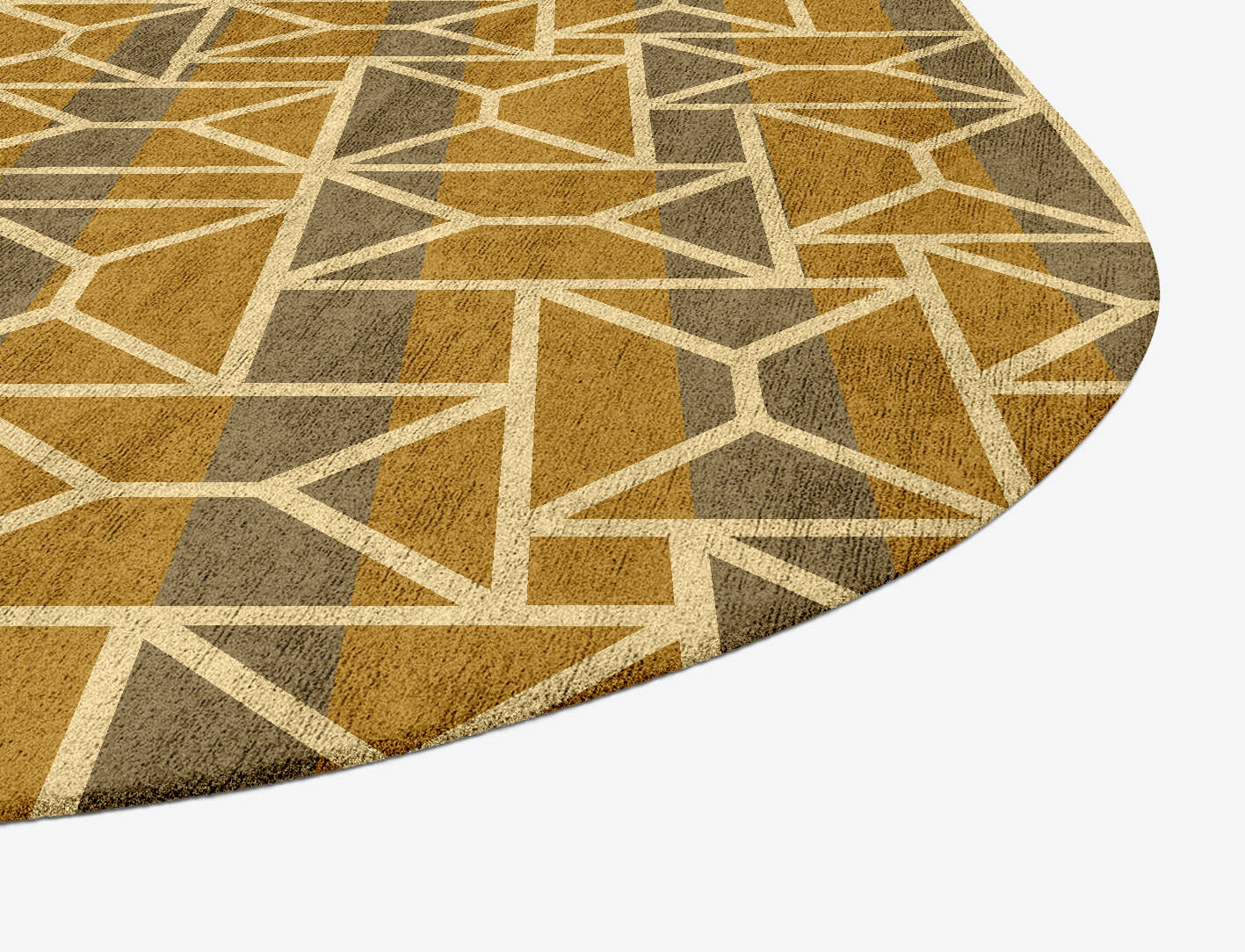 Envelope Modern Geometrics Oblong Hand Tufted Bamboo Silk Custom Rug by Rug Artisan