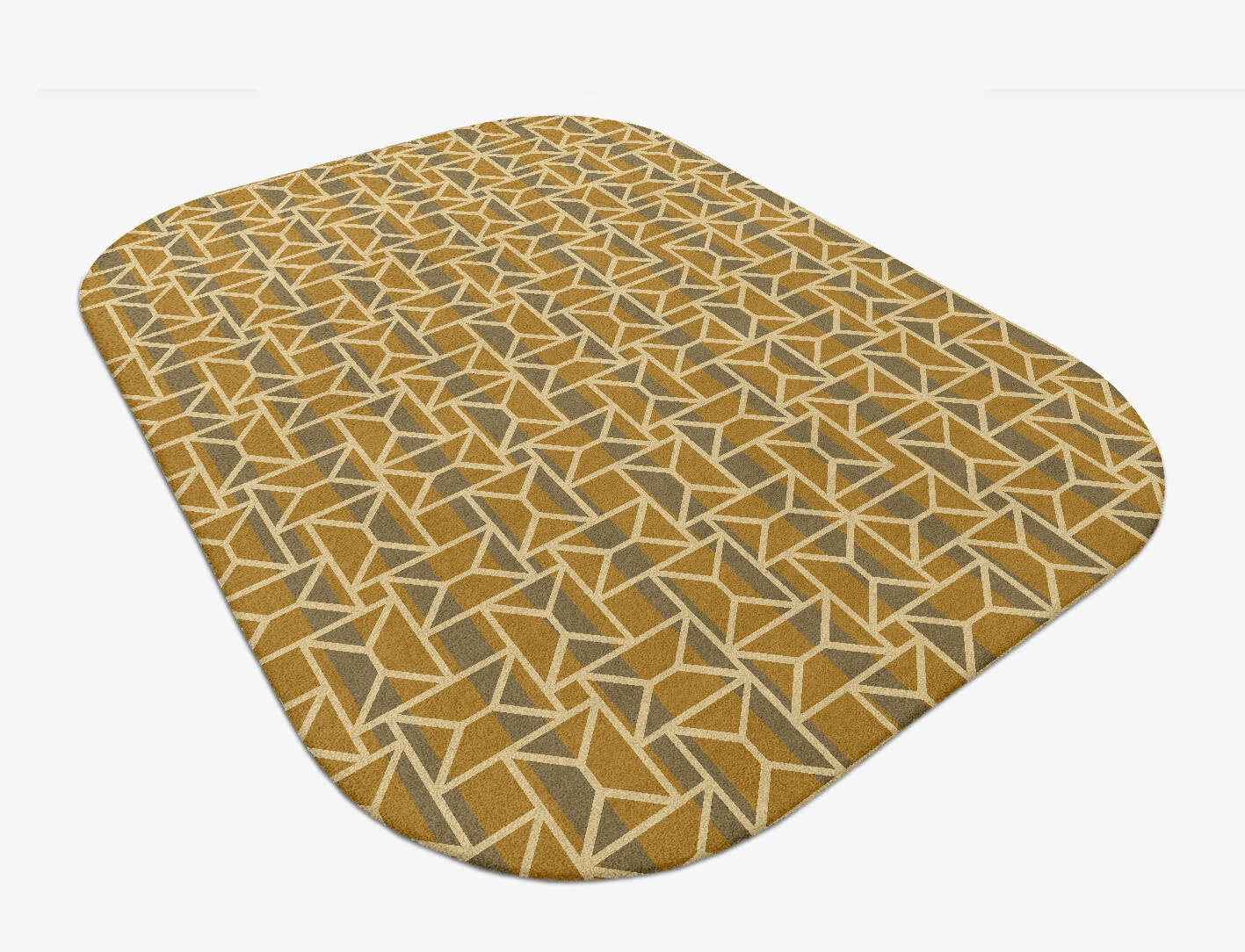 Envelope Modern Geometrics Oblong Hand Tufted Pure Wool Custom Rug by Rug Artisan
