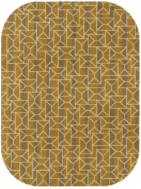 Envelope Modern Geometrics Oblong Hand Tufted Pure Wool Custom Rug by Rug Artisan