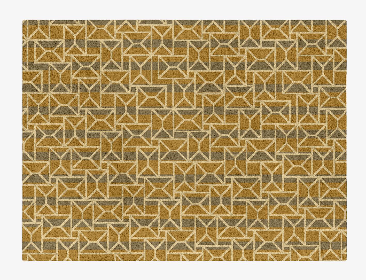 Envelope Modern Geometrics Rectangle Hand Tufted Pure Wool Custom Rug by Rug Artisan