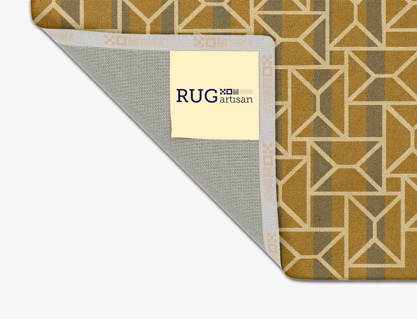 Envelope Geometric Square Hand Tufted Pure Wool Custom Rug by Rug Artisan