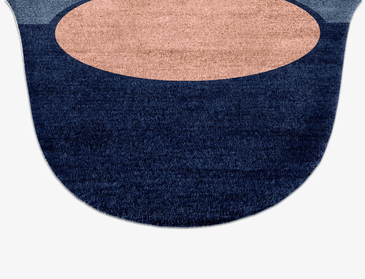 Equilibrium Kids Drop Hand Knotted Bamboo Silk Custom Rug by Rug Artisan