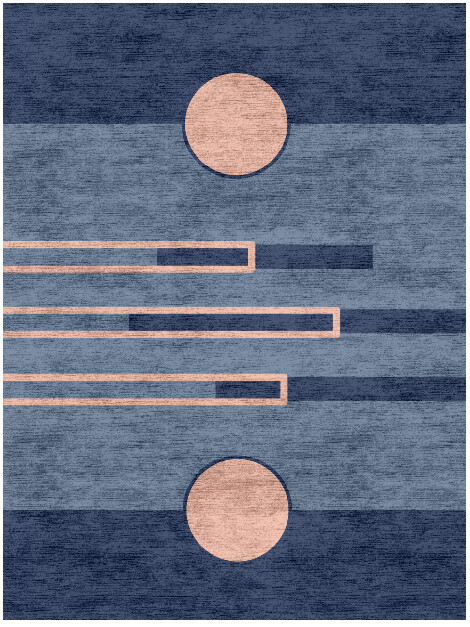 Equilibrium Kids Rectangle Hand Knotted Bamboo Silk Custom Rug by Rug Artisan