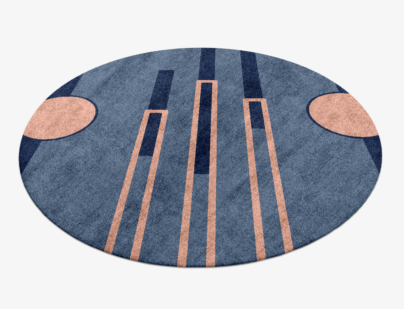 Equilibrium Kids Round Hand Knotted Bamboo Silk Custom Rug by Rug Artisan