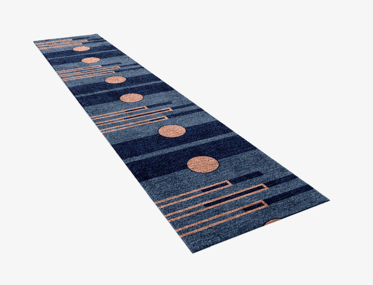 Equilibrium Kids Runner Hand Knotted Bamboo Silk Custom Rug by Rug Artisan