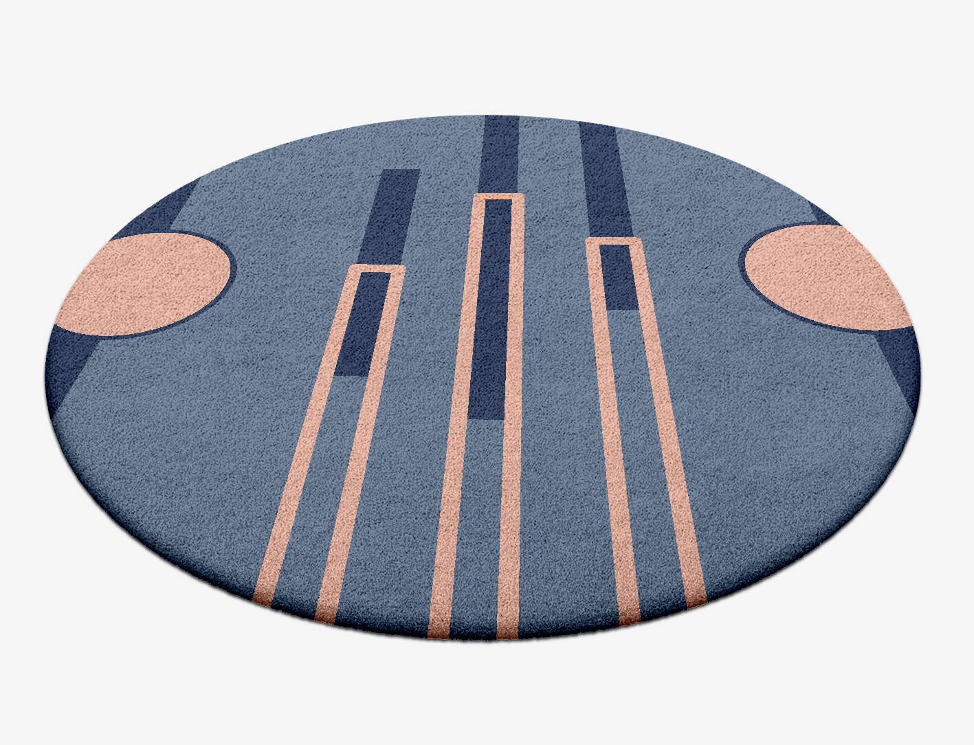 Equilibrium Kids Round Hand Tufted Pure Wool Custom Rug by Rug Artisan
