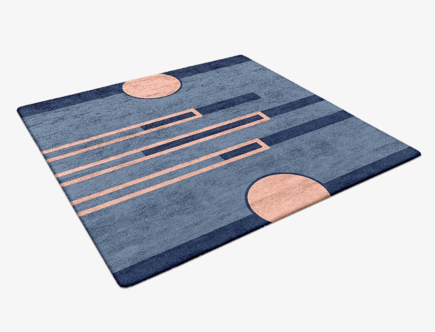Equilibrium Kids Square Hand Tufted Bamboo Silk Custom Rug by Rug Artisan