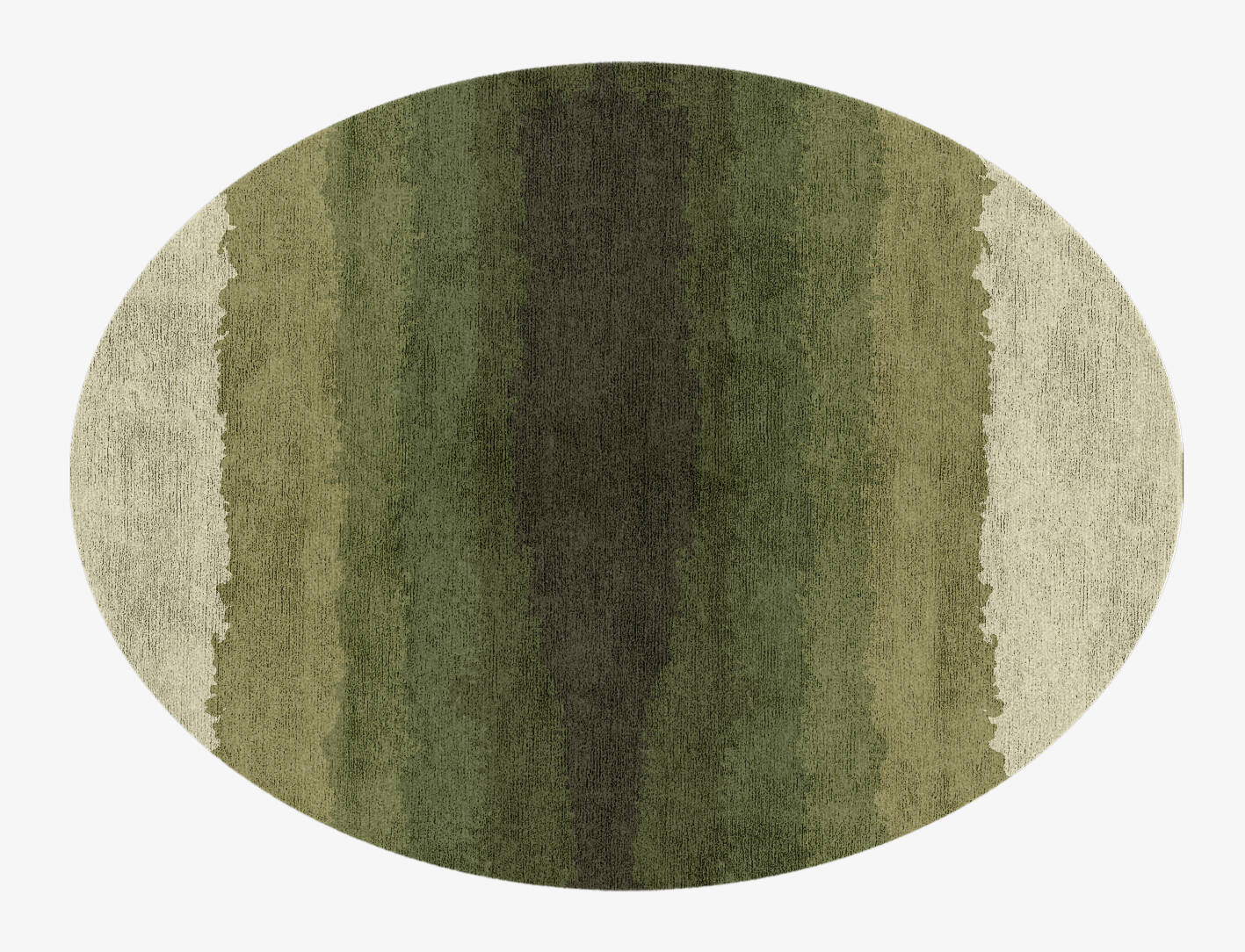 Erwin Gradation Oval Hand Knotted Bamboo Silk Custom Rug by Rug Artisan