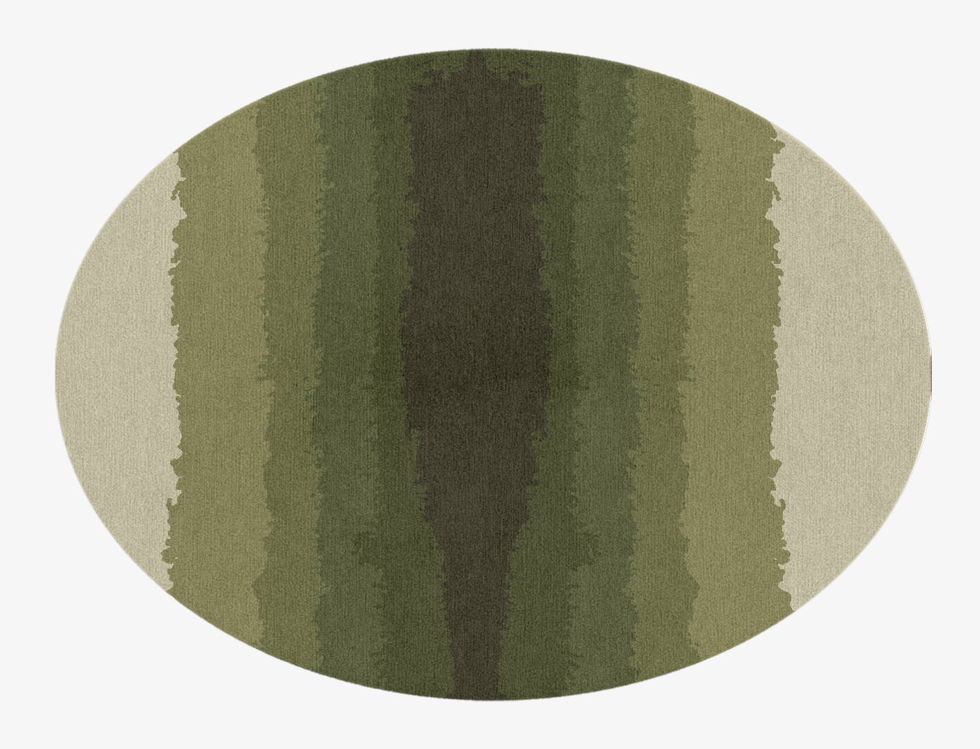 Erwin Gradation Oval Hand Knotted Tibetan Wool Custom Rug by Rug Artisan