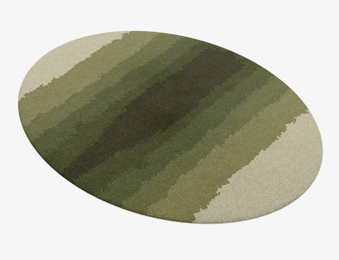 Erwin Gradation Oval Hand Knotted Tibetan Wool Custom Rug by Rug Artisan